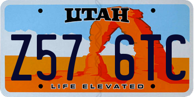UT license plate Z576TC