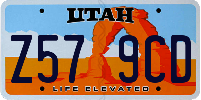 UT license plate Z579CD