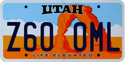 UT license plate Z600ML