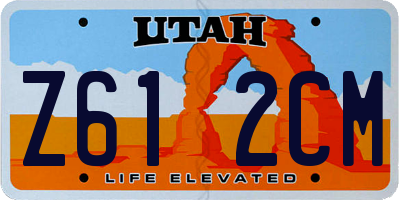 UT license plate Z612CM