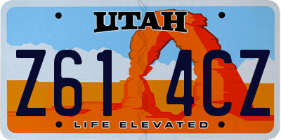 UT license plate Z614CZ