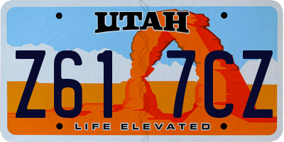UT license plate Z617CZ