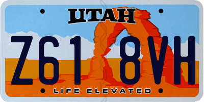 UT license plate Z618VH