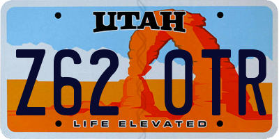 UT license plate Z620TR
