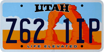 UT license plate Z621IP