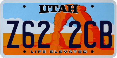 UT license plate Z622CB