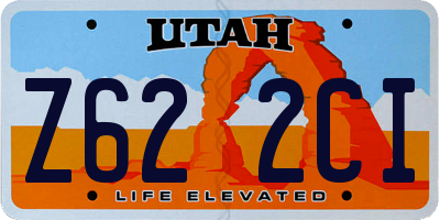UT license plate Z622CI