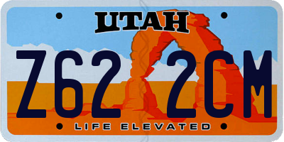 UT license plate Z622CM