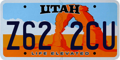 UT license plate Z622CU