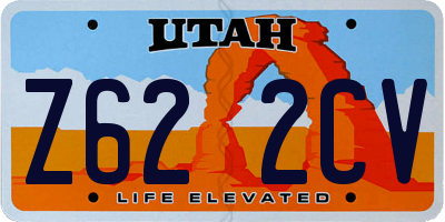 UT license plate Z622CV