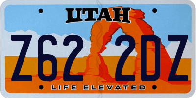 UT license plate Z622DZ