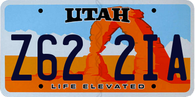 UT license plate Z622IA