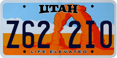 UT license plate Z622IO