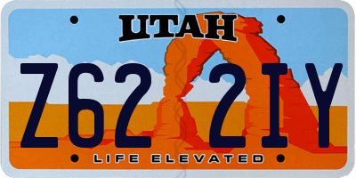UT license plate Z622IY
