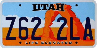 UT license plate Z622LA