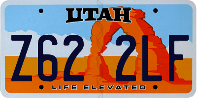 UT license plate Z622LF