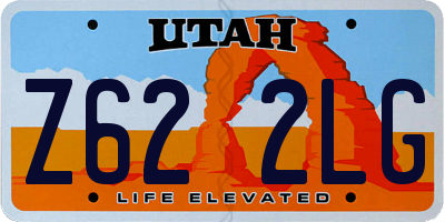 UT license plate Z622LG