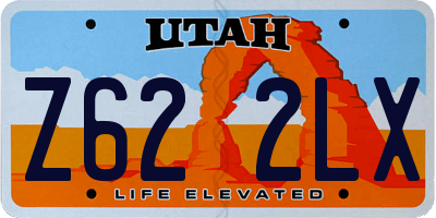 UT license plate Z622LX