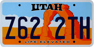 UT license plate Z622TH