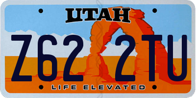 UT license plate Z622TU