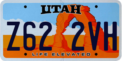 UT license plate Z622VH