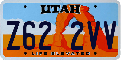 UT license plate Z622VV