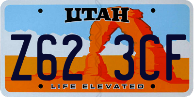 UT license plate Z623CF