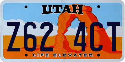 UT license plate Z624CT