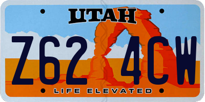 UT license plate Z624CW