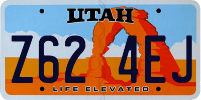 UT license plate Z624EJ