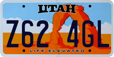 UT license plate Z624GL