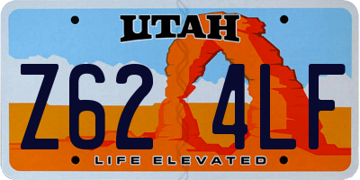 UT license plate Z624LF