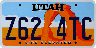 UT license plate Z624TC