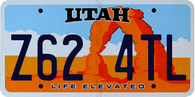 UT license plate Z624TL