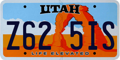 UT license plate Z625IS