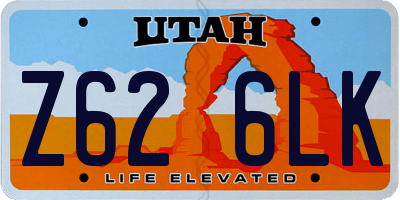 UT license plate Z626LK