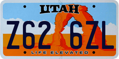 UT license plate Z626ZL