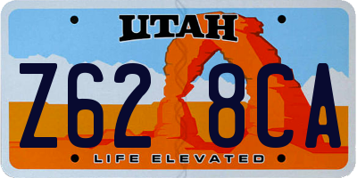 UT license plate Z628CA