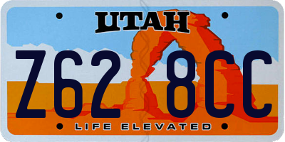 UT license plate Z628CC
