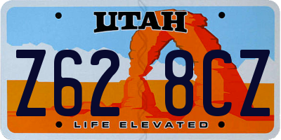 UT license plate Z628CZ