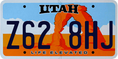 UT license plate Z628HJ