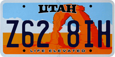 UT license plate Z628IH
