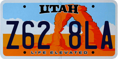UT license plate Z628LA