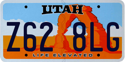 UT license plate Z628LG