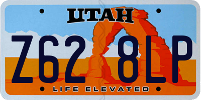UT license plate Z628LP