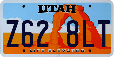UT license plate Z628LT