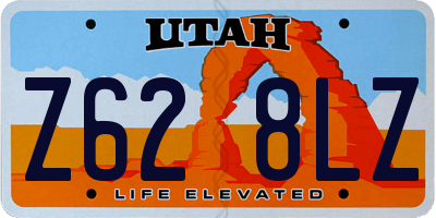 UT license plate Z628LZ