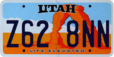 UT license plate Z628NN