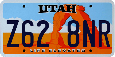 UT license plate Z628NR