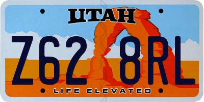 UT license plate Z628RL